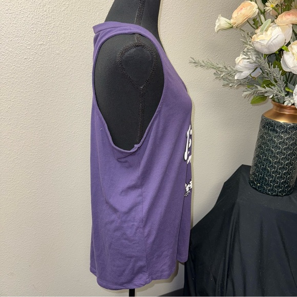 Texas Christian University Horned Frogs Purple Tank Top XL BoxerCraft - Picture 4 of 6